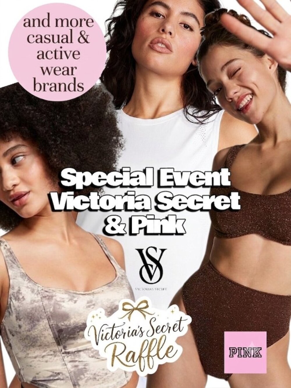 Event NWT Victoria Secret & AERIE+ Activewear+RaffleVS,+Giveaway Starts$7